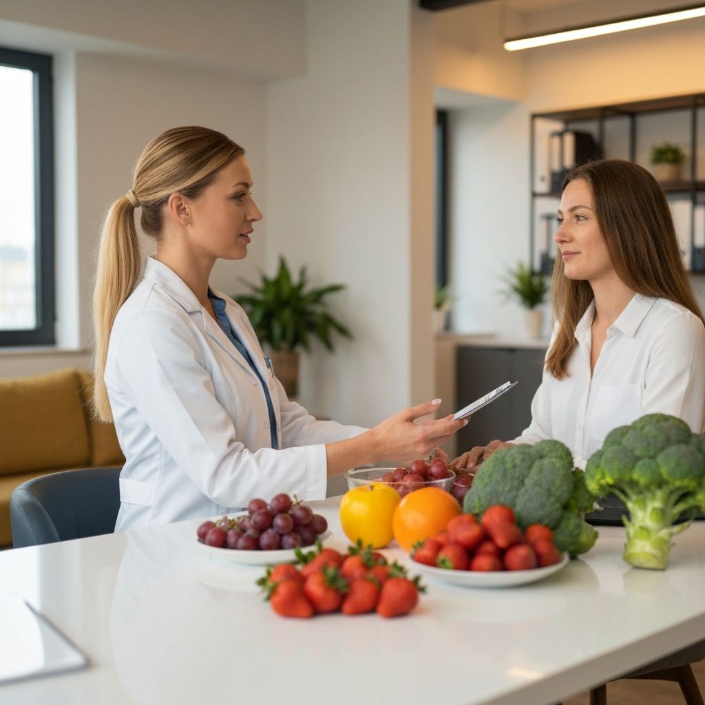 Healthy nutrition consultation